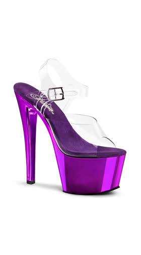 Clear/Purple Chrome